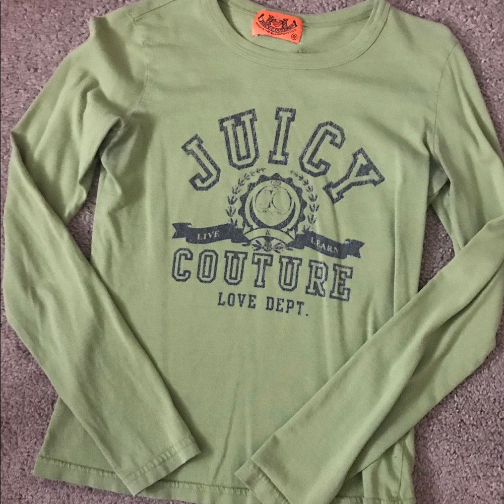 Juicy couture long sleeve shirt